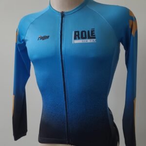 Camisa Ciclismo Azul UNISEX MANGA LONGA - @rolesemfim